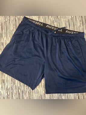 Russell Men’s  Athletic Navy Athletic Shorts